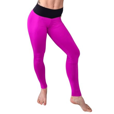 Lilla fitnesz leggings. Kényelmes, minőségi anyagból készült leggings