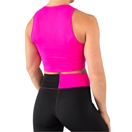 Cinka crop top. Átlapolt, felső ami alkalmas fitnesz, rúdtánc, jóga vagy egyéb edzéshez de akár hétköznapi viseletként is kiváló választás